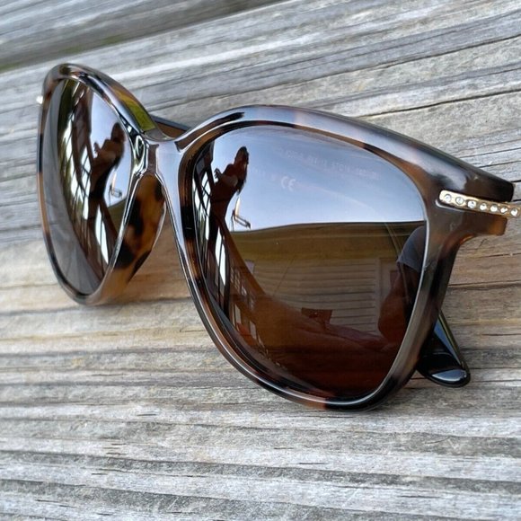 Versace Women Sunglasses Polarized Brown Tortoise MOD.4290 57[]16 140 Made Italy - Picture 3 of 14
